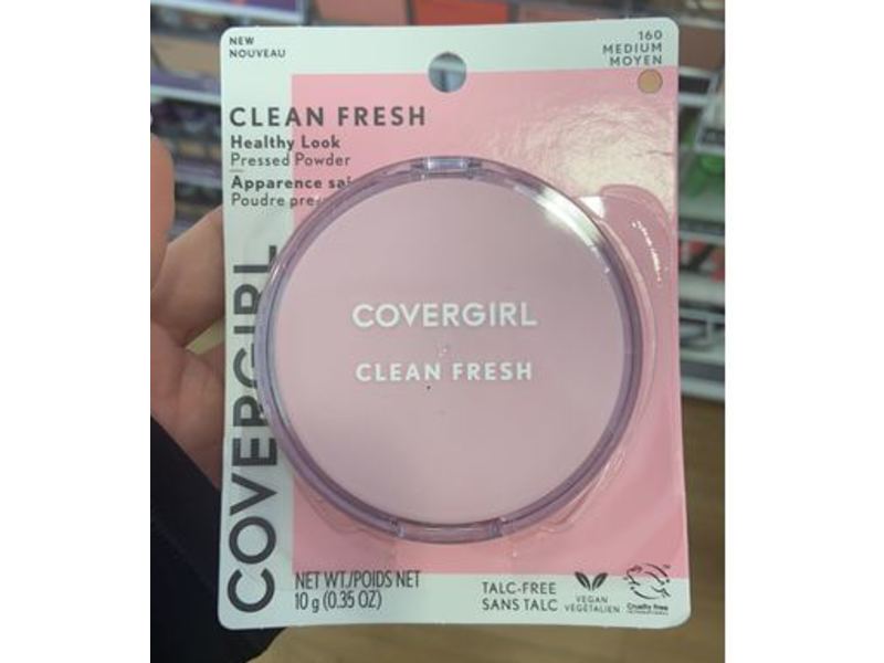 Covergirl Clean Fresh Pressed Powder, Medium, 0.35 oz/10 g