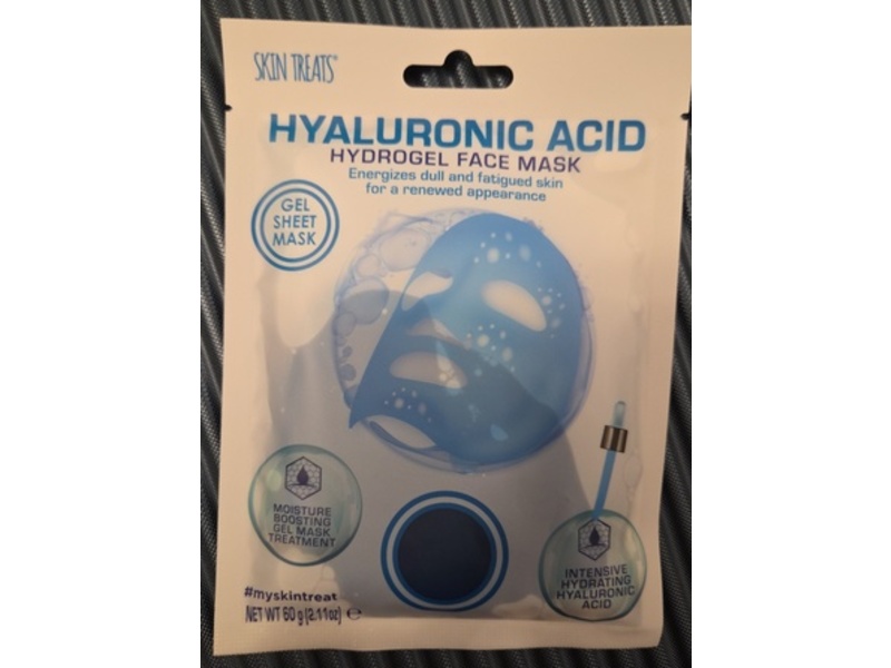 Skin Treats Hydrogel Face Mask, Hyaluronic Acid, 2.11 oz/60 g