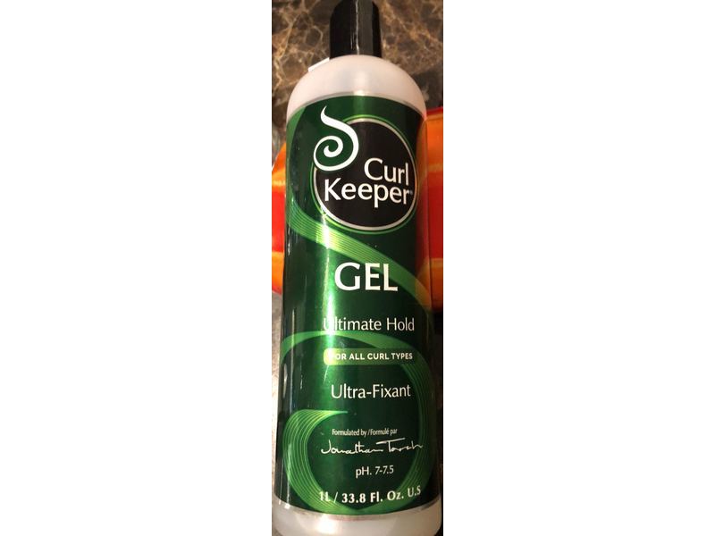 Curl Keeper Gel, Ultra Fixant, 33.8 fl oz/1 L