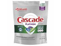 Cascade Platinum Actionpacs Dishwasher Detergent, Fresh Scent, 11.7 oz/331 g, 21 Pacs - thumbnail 1