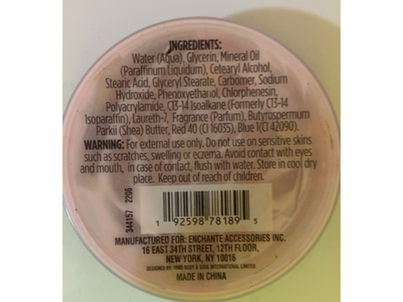 Crystal Waters-Nourishing Body Butter, Rose Scent, 3.4 fl oz/100 mL