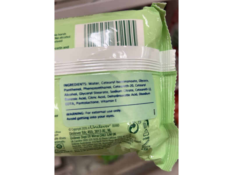 Simple Kind To Skin Cleansing Facial Wipes,25 Count