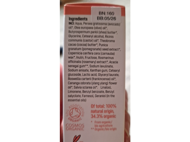 Odylique Prebiotic Rich Hydration Cream, 0.5 fl oz/15 mL