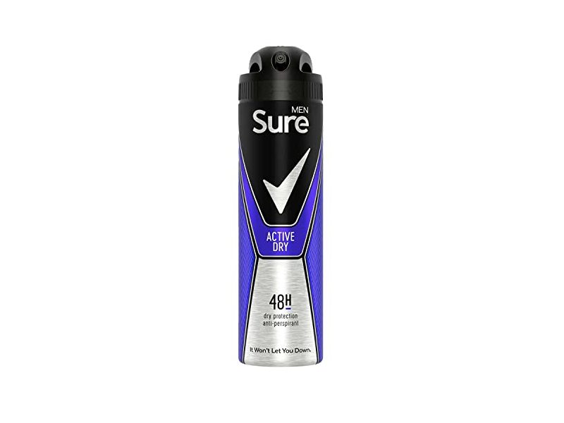 Sure Men Deodorant, Active Dry, 150ml