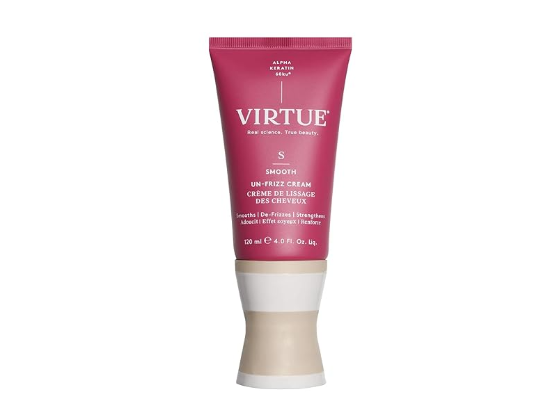 Virtue Smooth Un-Frizz Cream, Alpha Keratin, 4.0 oz/120 mL