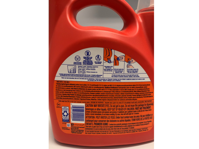 Tide + Febreze Liquid Detergent, Spring & Renewal, 94 Loads, 132 fl oz/3.9 L