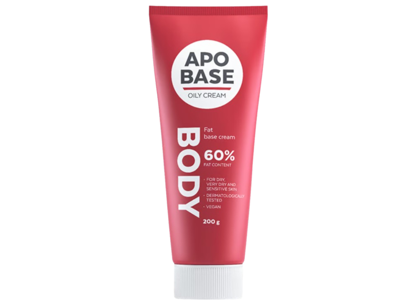 Apo Base Oily Body Cream, 60% Fat Content, 200 g