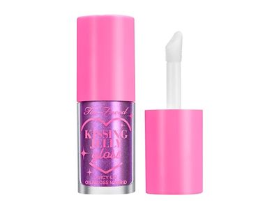 Too Faced Kissing Jelly Gloss Lip Oil, Birthday Kiss, 0.15 oz/4.50 mL