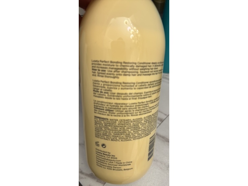 Luseta Perfect Bonding Restoring Conditioner, 33.8 fl oz/1 L, Pack Of 2