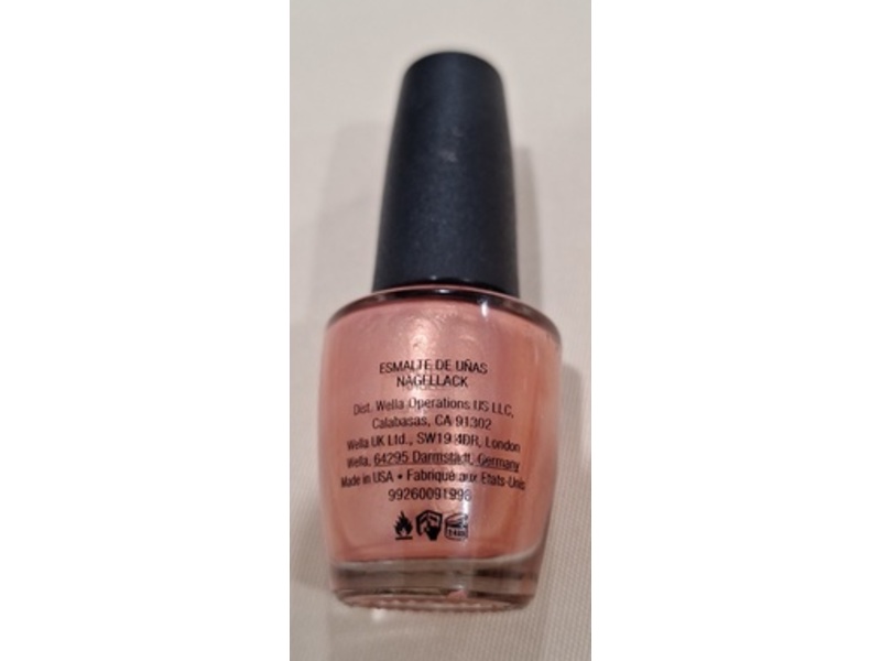 OPI Nail Lacquer, Data Peach, 0.5 fl oz/15 mL