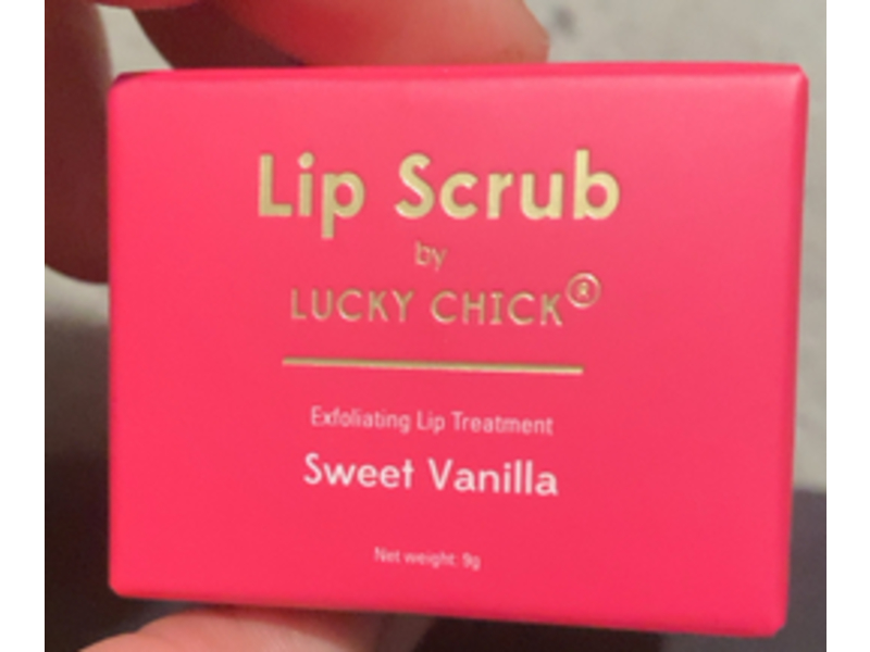 Lucky Chick Exfoliating Lip Scrub Treatment, Sweet Vanilla, 9 g
