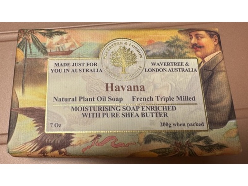 Wavertree & London Natural Plant Soap, Havana, 7 oz/200 g