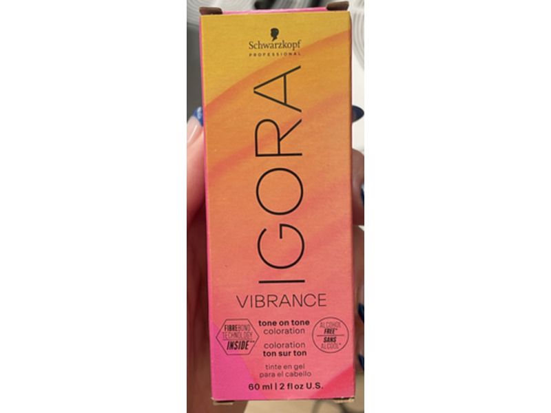 Schwarzkopf Igora Vibrance Tone On Tone Coloration, 9.5-1 Extra Light Blonde, 2 fl oz/60 mL