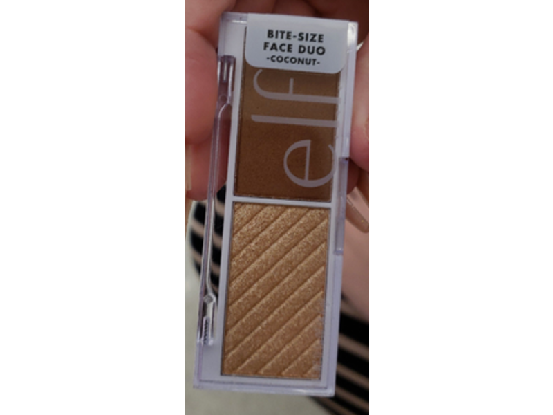 e.l.f Bite-Size Face Duo, Coconut, 0.16 oz/4.6 g
