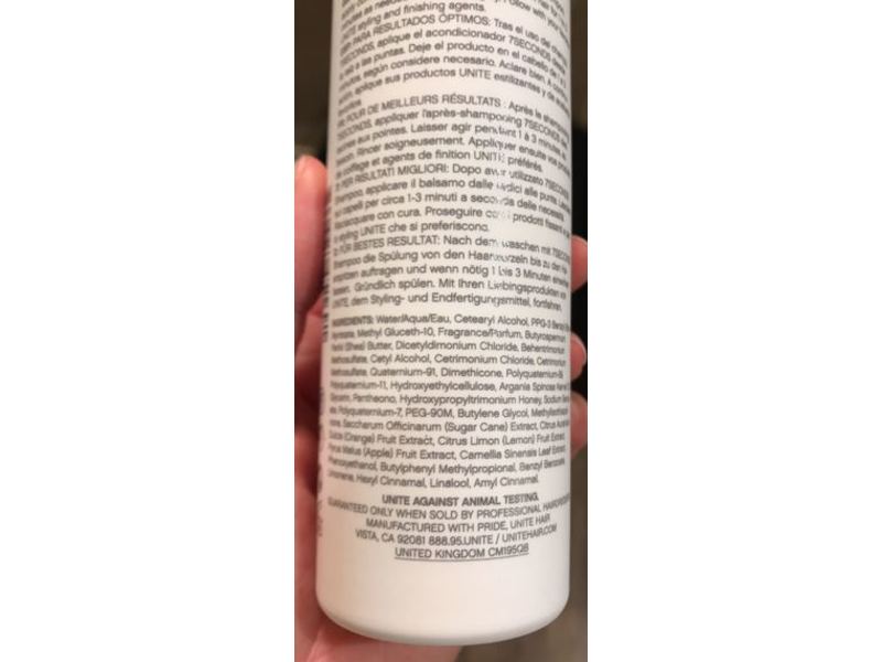 Unite Hair 7 Seconds Conditioner, 8 fl oz/236 mL