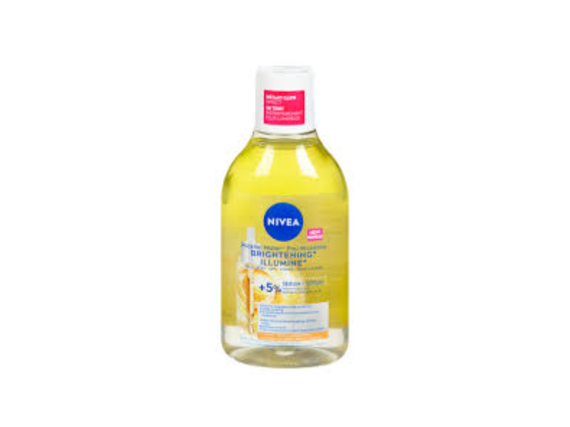 Nivea Brightening Illumine Micellar Water, +5% Vitamin C & E, 400 mL