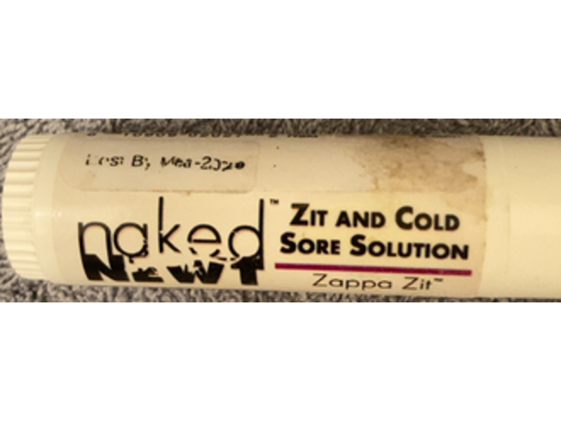 Naked Newt Zit & Cold Sore Solution, Zappa Zit, 0.5 oz/1.4 g