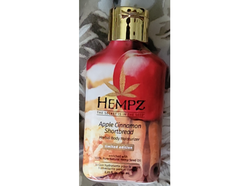Hempz Herbal Body Moisturizer, Apple Cinnamon & Shortbread, Limited Edition, 2.25 fl oz/66 mL