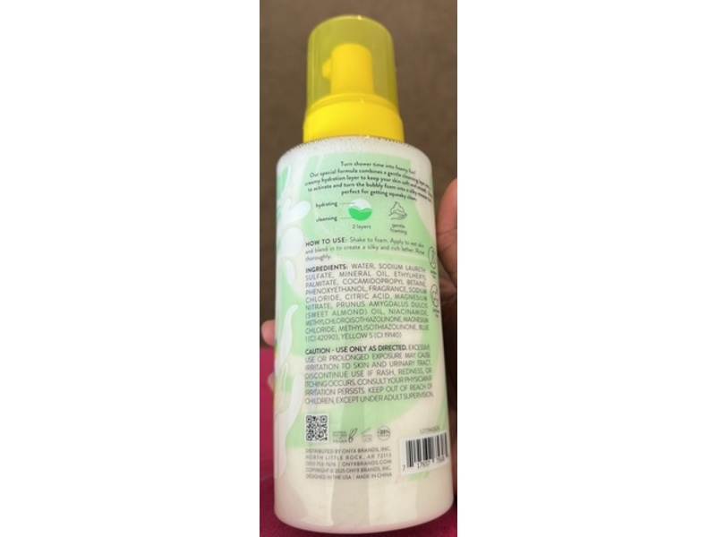 ONYX Coco Craze Foaming Body Wash, Coconut & Lime, 16.2 fl oz/480 mL
