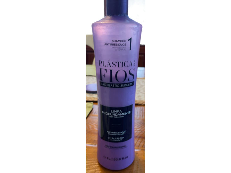 Cadiveu Plastica dos Fios Deep Cleansing Shampoo,1, 33.8 fl oz/1 L