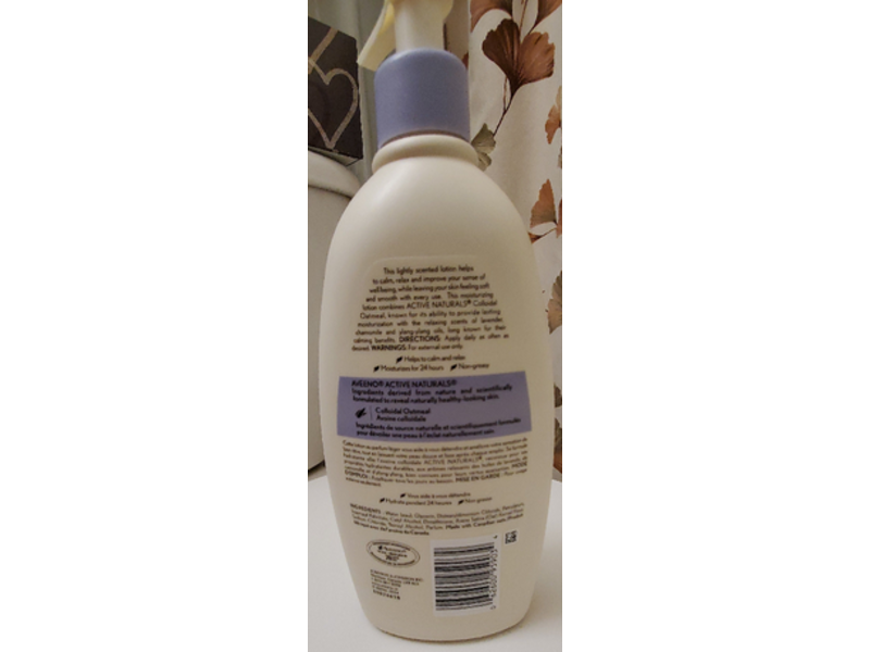 Aveeno Stress Relief Moisturizing Lotion, Lavender Scent, 532 mL