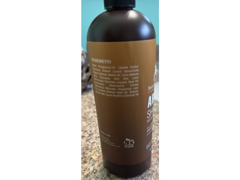Botanic Hearth Shampoo, Argan Oil, 16 fl oz/473 mL