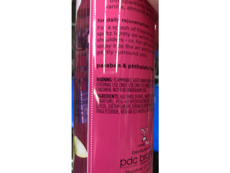 Bodycology Fragrance Mist, Pink Vanilla Wish, 8 fl oz