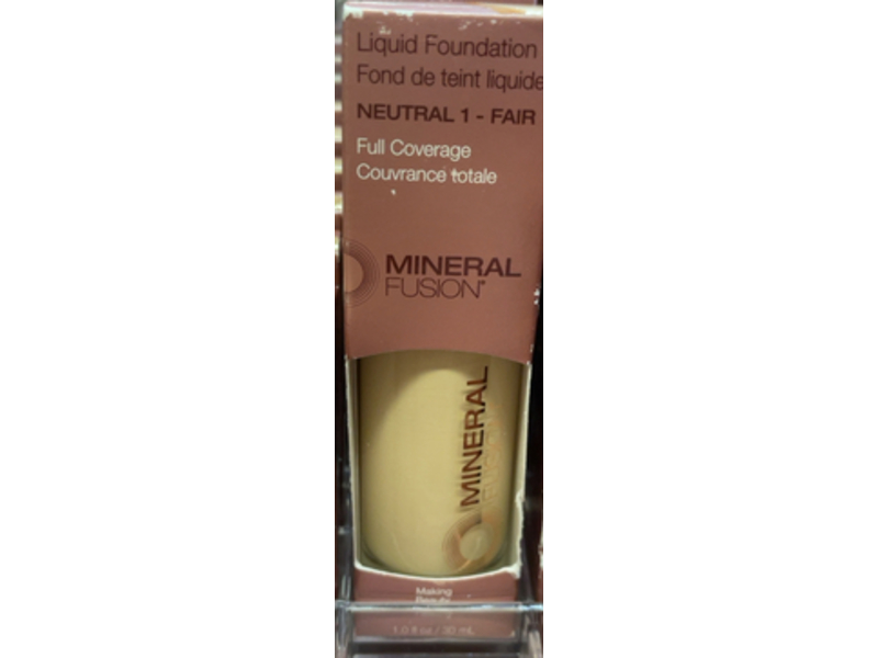 Mineral Fusion Age-Defying Liquid Foundation, Neutral 1- Fair, 1.0 fl oz/30 mL