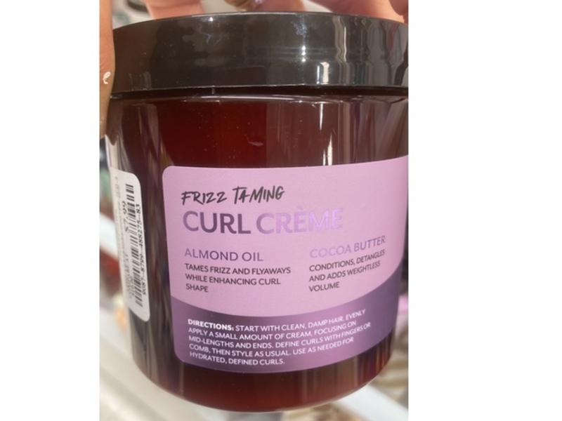 Curltrix What A Curl Wants Frizz Taming Curl Creme, Almond Oil + Coconut Butter, 14 fl oz