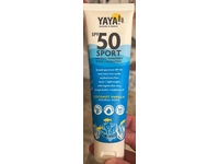 Yaya Pure + Hydrating Sport Mineral Sunscreen, SPF 50, Coconut Vanilla, 3 fl oz/89 mL - thumbnail 2