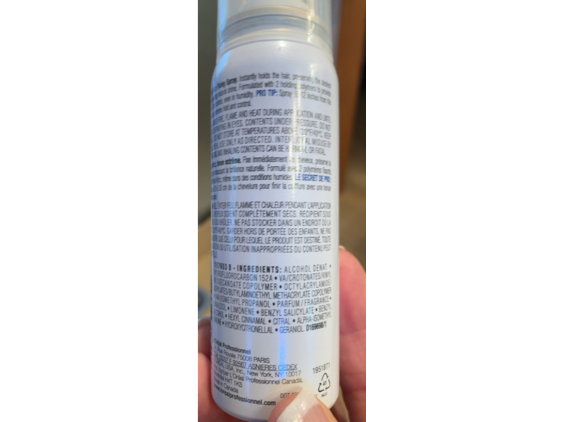 L'Oreal Tecni Art Extreme Lacquer Anti Frizz Fixing Spray, 6 Hold, 2.1 oz/60 g