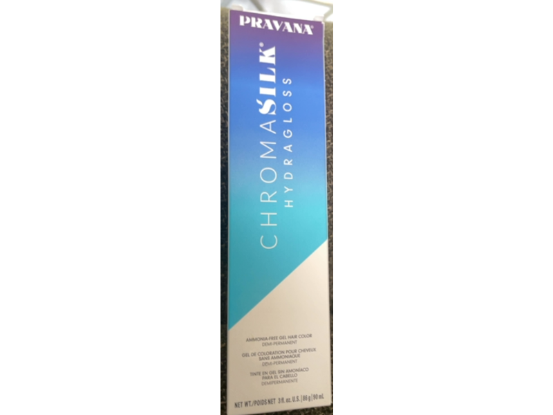 Pravana Chroma Silk Hydragloss Demi-Permanent Hair Color, 10S Extra Light Smoke Blonde, 3 fl oz/90 mL