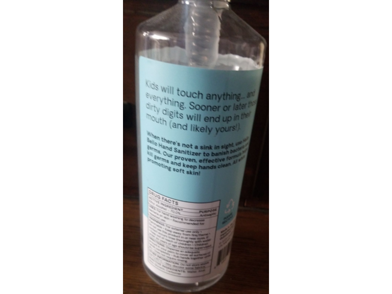 Hello Bello Hand Sanitizer Gel, Fragrance-Free, 32 fl oz/1 L