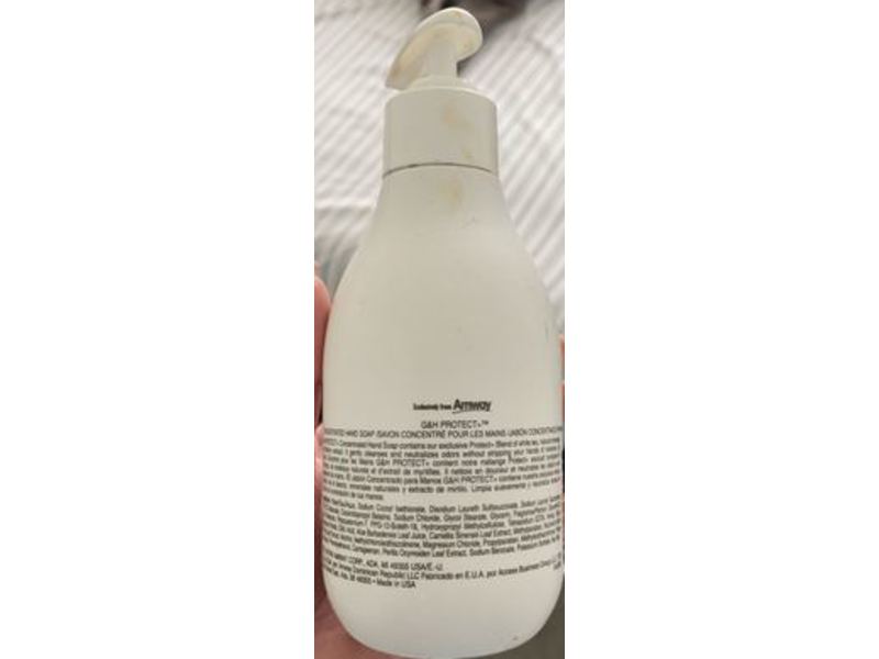 Amway G&H Protect + Concentrated Hand Soap, 8.45 fl oz/250 mL