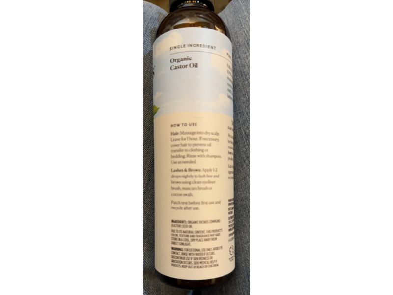 Sky Organics Castor Oil, 8 fl oz/236 mL