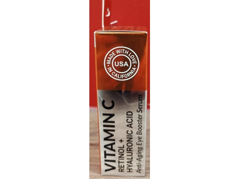 Dermatouch Vitamin C Anti-Aging Eye Booster Serum, Retinol + Hyaluronic Acid, 1.35 fl oz/40 mL