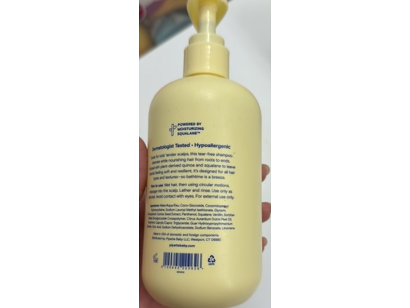 Pipette Nourishing Shampoo, Orange + Vanilla, 11.2 fl oz/330 mL, Pack Of 2