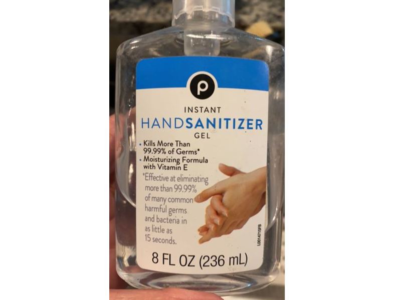 Publix Instant Hand Sanitizer Gel, 8 fl oz/236 mL