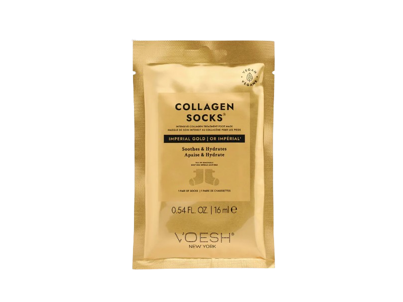 Voesh New Tork Collagen Socks, Imperial Gold, 0.54 fl oz/16 mL