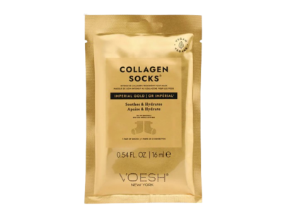 Voesh New Tork Collagen Socks, Imperial Gold, 0.54 fl oz/16 mL