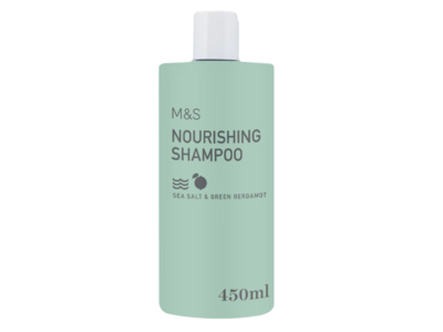 M&S Nourishing Shampoo, Sea Salt & Green Bergamot, 450 mL