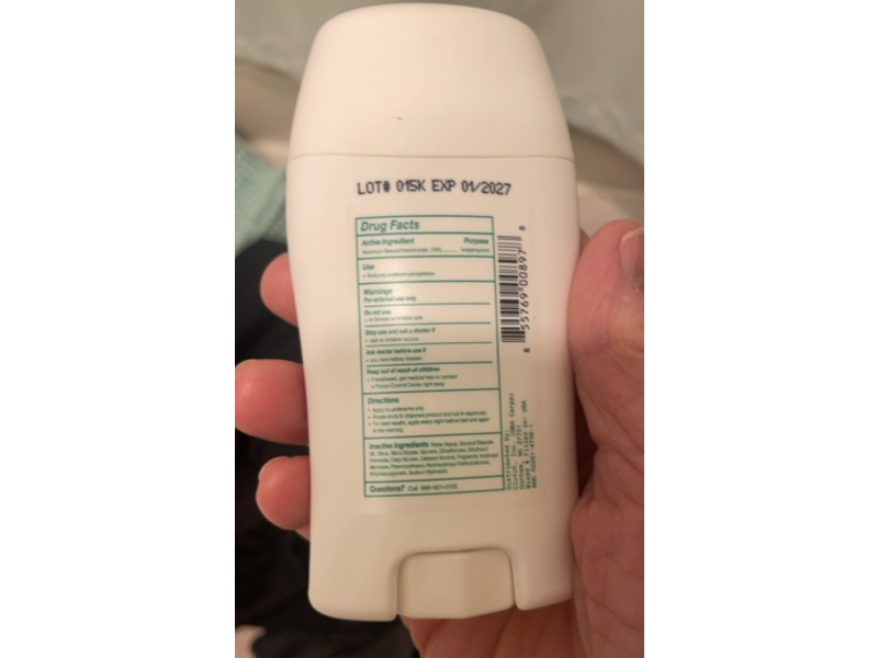 Carpe Antiperspirant Underarm Lotion, Cucumber Spa, 1.65 oz/50 mL