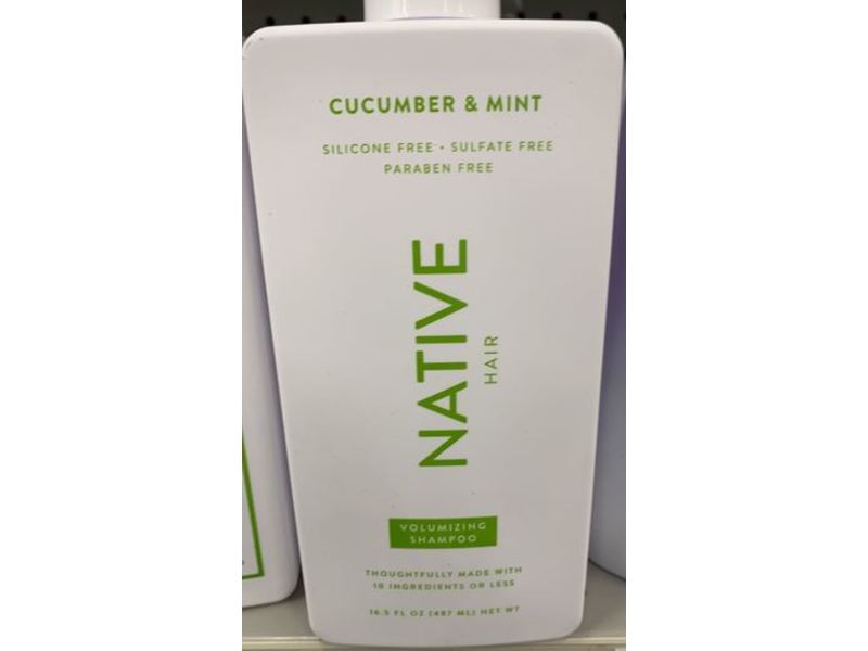 Native Volumizing Shampoo, Cucumber & Mint, 16.5 fl oz/487 mL