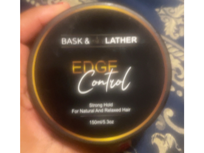 Bask & Lather Edge Control, Strong Hold, 5.3 oz/150 mL
