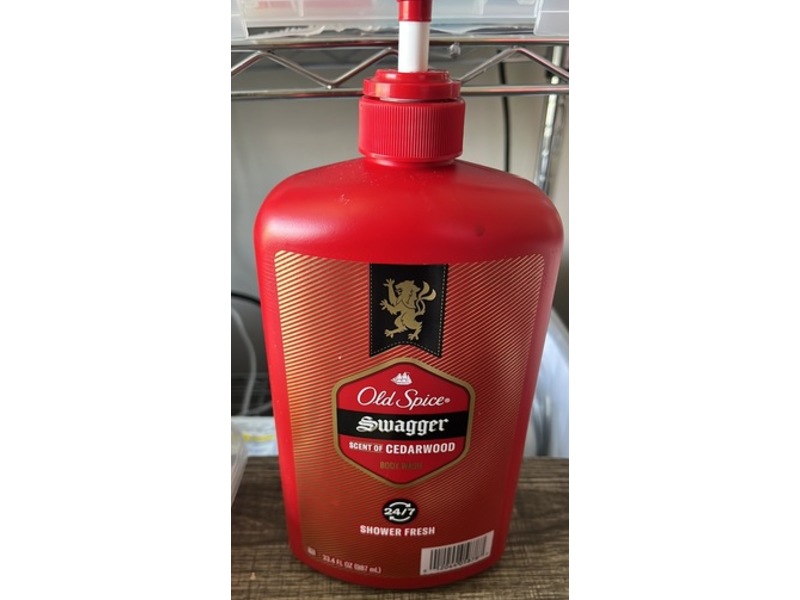 Old Spice Swagger Body Wash, Cedarwood, 33.4 fl oz/987 mL