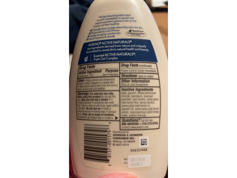 Aveeno Skin Relief Moisturizing Lotion, Fragrance Free, 354 mL