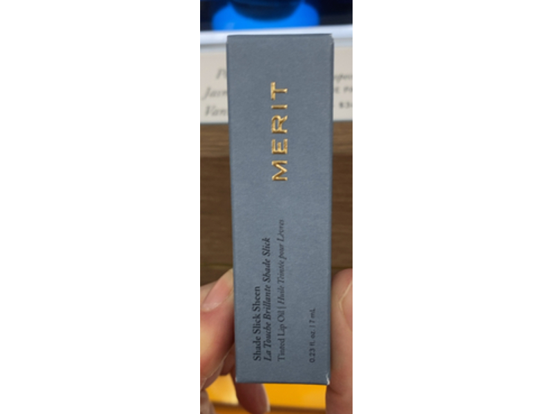 Merit Beauty Shade Slick Tinted Lip Oil, Pointelle, 0.23 fl oz/7 mL