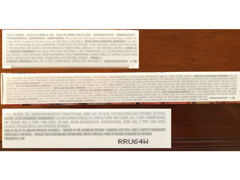 Naked Urban Decay By Cyber Eyeshadow Palette