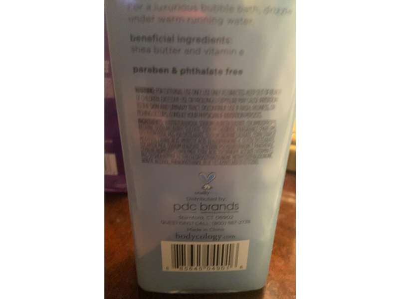 Bodycology 2 In 1 Body Wash & Bubble Bath, Blue Denim, 16 fl oz/473 mL