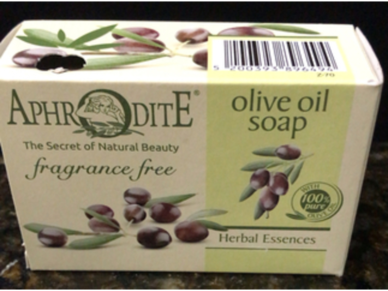 Aphrodite Olive Oil Soap, Herbal Essences, 3.53 oz/100 g